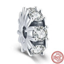 Crown Flowers Heart Silver Bead Charm Pandora Accessory Crown Flowers Heart Silver Bead Charm Pandora Accessory