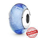 Colorful Heart Murano Glass Charm Sterling Silver for Pandora Colorful Heart Murano Glass Charm Sterling Silver for Pandora