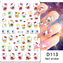 Adorable Cartoon Hello Kitty Nail Sticker Set for Nail Art Adorable Cartoon Hello Kitty Nail Sticker Set for Nail Art