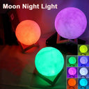 Mini LED Moon Lamp Night Light For Kids Room Star Decor 8cm Mini LED Moon Lamp Night Light For Kids Room Star Decor 8cm