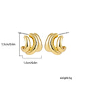 Waterdrop Statement Earrings Chic Stainless Steel Jewelry Waterdrop Statement Earrings Chic Stainless Steel Jewelry