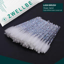 Crystal Beauty Tool Eyelashes Brush Comb Set for Makeup Crystal Beauty Tool Eyelashes Brush Comb Set for Makeup