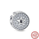 Crown Flowers Heart Silver Bead Charm Elegant Pandora Accessory Crown Flowers Heart Silver Bead Charm Elegant Pandora Accessory