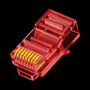 ZoeRax Cat6 Pass Through Ethernet Plugs High Performance Connectors ZoeRax Cat6 Pass Through Ethernet Plugs High Performance Connectors