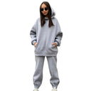 Women Two Piece Sets Tracksuit Hooded Sweatshirt Set Outfit Women Two Piece Sets Tracksuit Hooded Sweatshirt Set Outfit