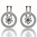 Starlight Elegance Sterling Silver Star Stud Earrings Zircon Starlight Elegance Sterling Silver Star Stud Earrings Zircon