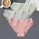 Patchwork Lace Cotton Panties For Women Patchwork Lace Cotton Panties For Women