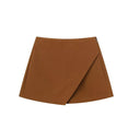 Vintage Asymmetrical Skort Stylish All-Season Upgrade Vintage Asymmetrical Skort Stylish All-Season Upgrade