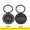 Personalized Engraved Pet ID Tags for Dogs Cats Reflective Personalized Engraved Pet ID Tags for Dogs Cats Reflective