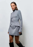 Elegant Split Sleeveless Dress Chic Streetwear Vestidos for Women Elegant Split Sleeveless Dress Chic Streetwear Vestidos for Women