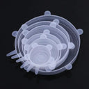 Six Pack Universal Silicone Food Lids Stretchable Covers Six Pack Universal Silicone Food Lids Stretchable Covers