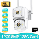 8MP Dual Lens Outdoor Security Camera with Night Vision 8MP Dual Lens Outdoor Security Camera with Night Vision