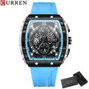 Men's CURREN Casual Chronograph Quartz Watch Blue Strap Men's CURREN Casual Chronograph Quartz Watch Blue Strap
