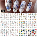 Stylish Floral & Geometric Nail Decals for Creative Manicures Stylish Floral & Geometric Nail Decals for Creative Manicures