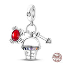 Sterling Silver Red Heart Beads for Pandora Jewelry Gifts Sterling Silver Red Heart Beads for Pandora Jewelry Gifts