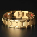 Zinc Alloy Magnetic Detox Bracelet for Men Lymph Drainage Zinc Alloy Magnetic Detox Bracelet for Men Lymph Drainage