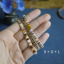 Colorful Miyuki Tila Bead Bracelet Imitating Stone Colorful Miyuki Tila Bead Bracelet Imitating Stone