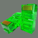 ZoeRax Cat6 Pass Through Ethernet Plugs High Performance Connectors ZoeRax Cat6 Pass Through Ethernet Plugs High Performance Connectors