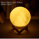 Mini LED Moon Lamp Night Light For Kids Room Star Decor 8cm Mini LED Moon Lamp Night Light For Kids Room Star Decor 8cm