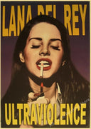 Lana Del Rey Retro Kraft Paper Music Album Poster Vintage Decor Lana Del Rey Retro Kraft Paper Music Album Poster Vintage Decor