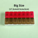 Weekly Portable Pill Organizer With 14 Compartments Weekly Portable Pill Organizer With 14 Compartments