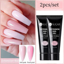 Glowing White Gel Nail Extension Kit for Beautiful Nails Glowing White Gel Nail Extension Kit for Beautiful Nails