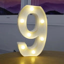 Battery Operated LED Alphabet Lights for Home Party Decor Battery Operated LED Alphabet Lights for Home Party Decor