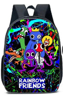 MINISO New Rainbow Friends Backpack Cartoon School Bag for Kids MINISO New Rainbow Friends Backpack Cartoon School Bag for Kids
