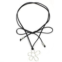 Heart Velvet Choker Necklace With Gothic Bow Detail Heart Velvet Choker Necklace With Gothic Bow Detail