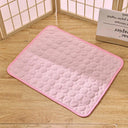 Dog Cooling Mat: Breathable Washable Summer Pet Blanket Dog Cooling Mat: Breathable Washable Summer Pet Blanket
