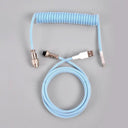 Coiled Cable Wire Type C USB Aviator for Mechanical Keyboards Coiled Cable Wire Type C USB Aviator for Mechanical Keyboards