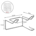 Stainless Steel Hair Dryer Organizer Wall Mount Shelf Stainless Steel Hair Dryer Organizer Wall Mount Shelf