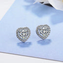 Starlight Elegance Silver Star Stud Earrings Dazzling Zircon Design Starlight Elegance Silver Star Stud Earrings Dazzling Zircon Design