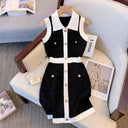 Empress Mini Dress Kpop Wrap Style Japanese Korean Fashion Chic Empress Mini Dress Kpop Wrap Style Japanese Korean Fashion Chic