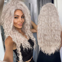 Blonde Ombre Voluminous Curls Wig Stylish Hairpiece for Women Blonde Ombre Voluminous Curls Wig Stylish Hairpiece for Women