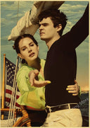 Lana Del Rey Retro Kraft Paper Music Album Poster Vintage Decor Lana Del Rey Retro Kraft Paper Music Album Poster Vintage Decor