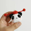 Cute Small Bear Couple Keychains Unique Knitting Cartoon Gift Cute Small Bear Couple Keychains Unique Knitting Cartoon Gift