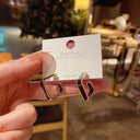 Retro Gold Circle Stud Earrings: Stylish Vintage Korean Jewelry Retro Gold Circle Stud Earrings: Stylish Vintage Korean Jewelry