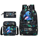 MINISO Disney Stitch Kids Backpack Cartoon Print Schoolbag Gift MINISO Disney Stitch Kids Backpack Cartoon Print Schoolbag Gift
