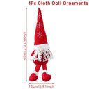 Charming Faceless Gnome Doll - Unique Christmas Decor Charming Faceless Gnome Doll - Unique Christmas Decor