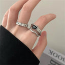Elegant Heart Silver Rings for Women's Parties and Birthdays Elegant Heart Silver Rings for Women's Parties and Birthdays