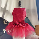 Summer Princess Dog Dress Stylish Cotton Skirt for Pets Summer Princess Dog Dress Stylish Cotton Skirt for Pets
