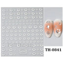 Fantasy Butterfly Nail Decals - Silver Holographic Flames Fantasy Butterfly Nail Decals - Silver Holographic Flames