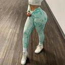 Trendy Tie-Dye Booty Lift Leggings Stylish High Waist Yoga Pants Trendy Tie-Dye Booty Lift Leggings Stylish High Waist Yoga Pants