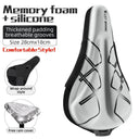 Comfortable Bicycle Gel Seat Cushion with Memory Foam Cover Comfortable Bicycle Gel Seat Cushion with Memory Foam Cover