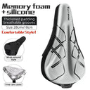 Comfortable Bicycle Gel Seat Cushion With Memory Foam Cover Comfortable Bicycle Gel Seat Cushion With Memory Foam Cover
