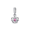 Fashion Pink Pansy Flower Pendant Bead 925 Sterling Silver Fashion Pink Pansy Flower Pendant Bead 925 Sterling Silver