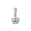 Fashion Pink Pansy Flower Pendant Bead 925 Sterling Silver Fashion Pink Pansy Flower Pendant Bead 925 Sterling Silver