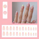 Purple Floral Ballerina Nail Tips 24pcs False Nails Box Purple Floral Ballerina Nail Tips 24pcs False Nails Box