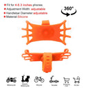 Silicone Universal Phone Holder for Bikes 360 Degree Mount Silicone Universal Phone Holder for Bikes 360 Degree Mount